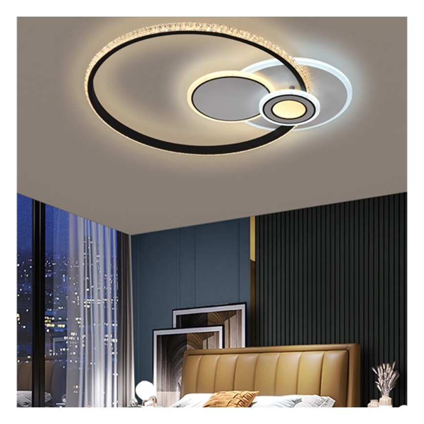 Lampadario LED a plafone dimmerabile LED/80W/230V 3000-6500K + telecomando
