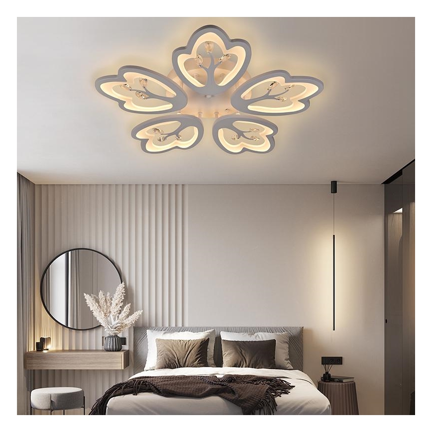 Lampadario LED a plafone dimmerabile LED/80W/230V 3000-6500K + telecomando
