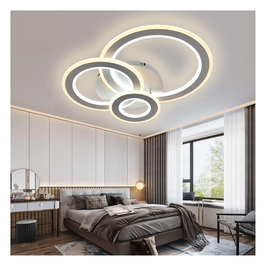 Lampadario LED a plafone dimmerabile LED/90W/230V 3000-6500K + telecomando