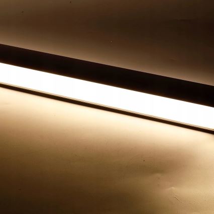 Lampadario LED a sospensione con cavo / a plafone LED/44W/230V 4000K 120 cm nero