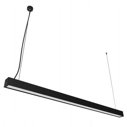 Lampadario LED a sospensione con cavo / a plafone LED/44W/230V 4000K 120 cm nero