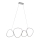 Lampadario LED a sospensione con cavo HELIX LED/50W/230V argento
