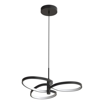 Lampadario LED a sospensione con cavo RIBBON LED/25W/230V 4000K nero