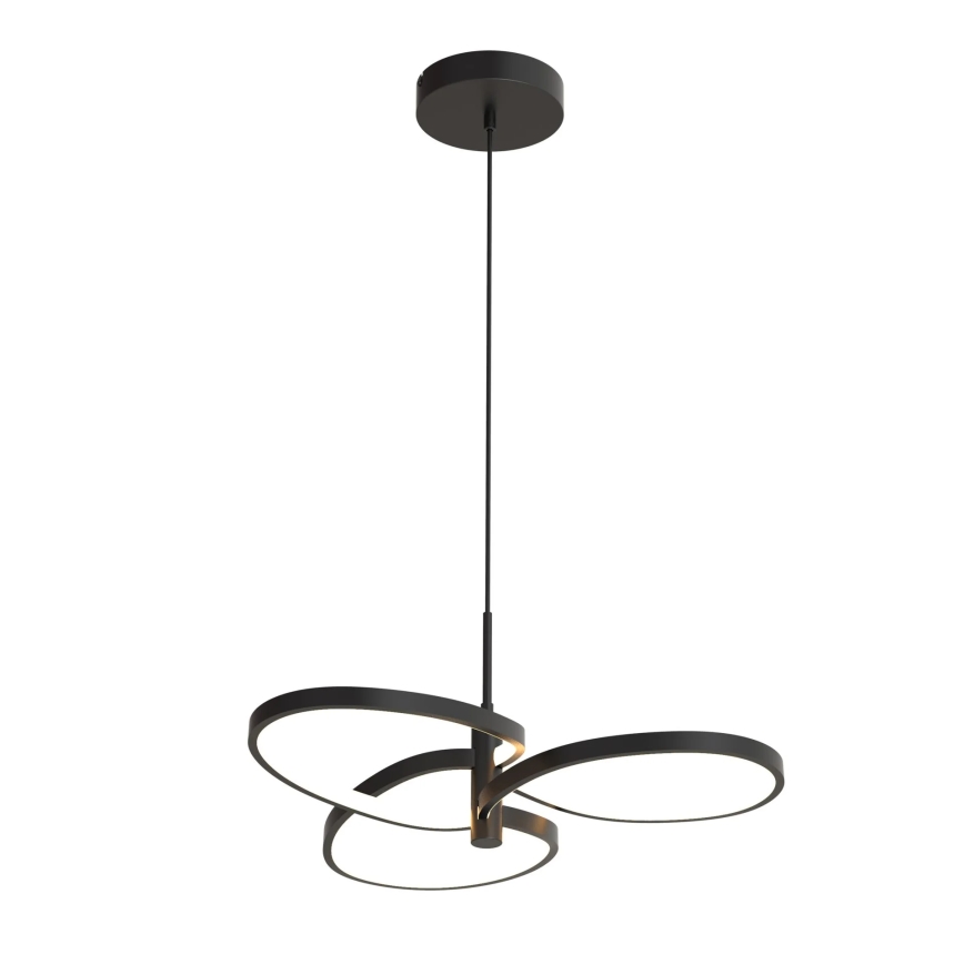 Lampadario LED a sospensione con cavo RIBBON LED/25W/230V 4000K nero