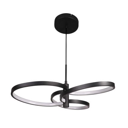 Lampadario LED a sospensione con cavo RIBBON LED/25W/230V 4000K nero