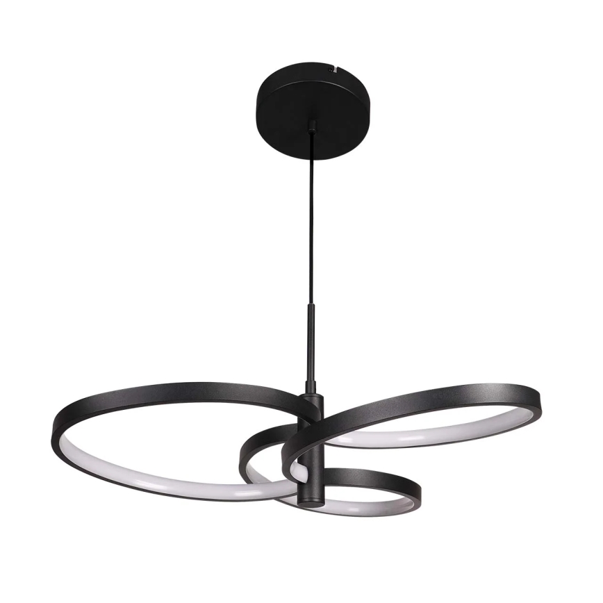 Lampadario LED a sospensione con cavo RIBBON LED/25W/230V 4000K nero