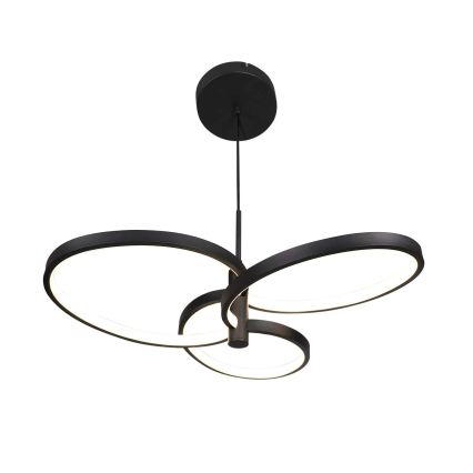 Lampadario LED a sospensione con cavo RIBBON LED/25W/230V 4000K nero