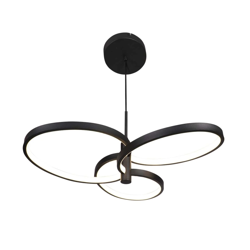 Lampadario LED a sospensione con cavo RIBBON LED/25W/230V 4000K nero