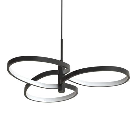 Lampadario LED a sospensione con cavo RIBBON LED/25W/230V 4000K nero