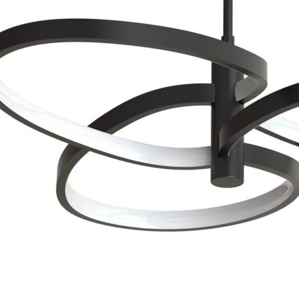 Lampadario LED a sospensione con cavo RIBBON LED/25W/230V 4000K nero