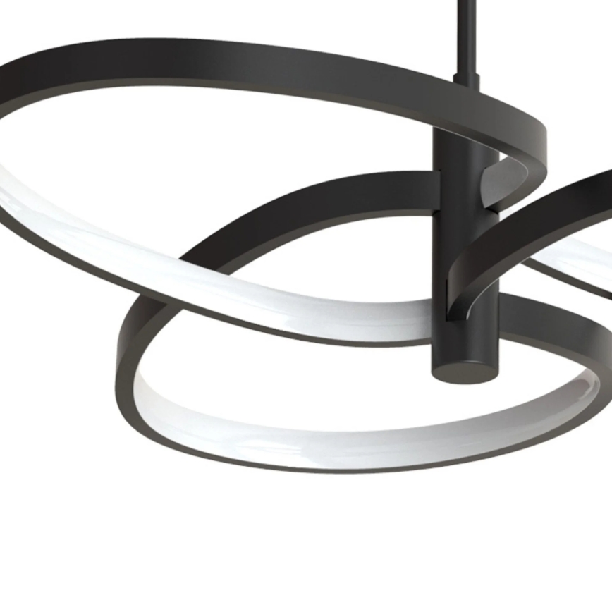 Lampadario LED a sospensione con cavo RIBBON LED/25W/230V 4000K nero