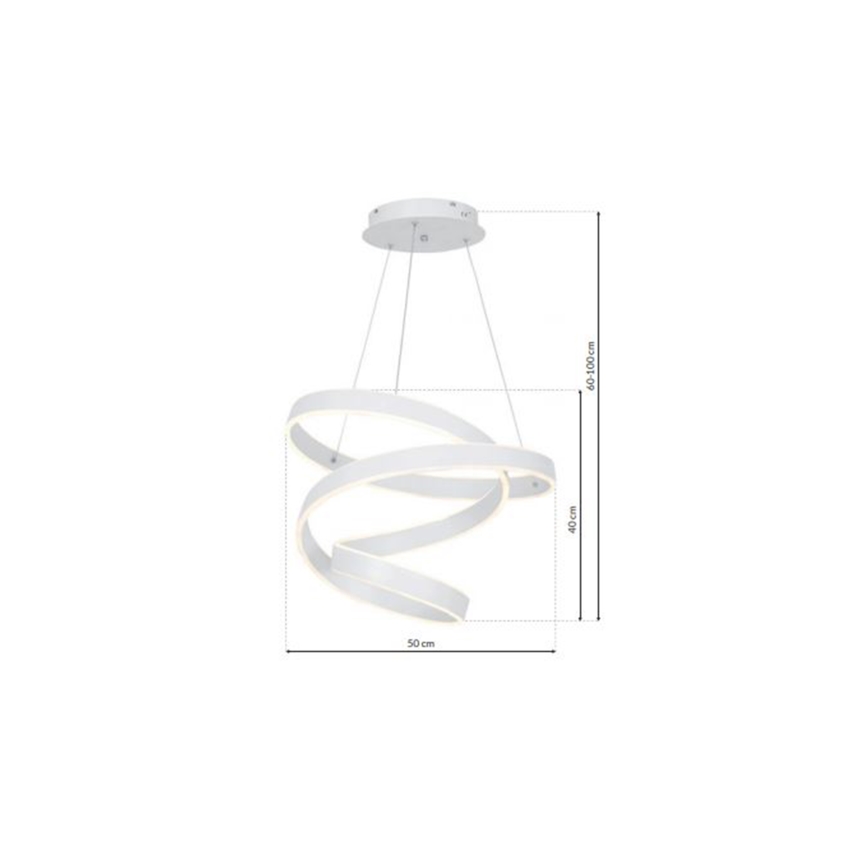 Lampadario LED a sospensione con filo ANDROMEDA LED/45W/230V