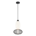 Lampadario LED a sospensione con filo ARAME LED/15W/230V diametro 22 cm nero