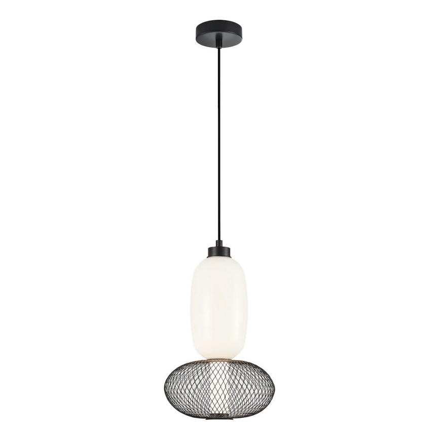Lampadario LED a sospensione con filo ARAME LED/15W/230V diametro 22 cm nero