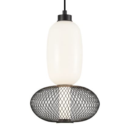 Lampadario LED a sospensione con filo ARAME LED/15W/230V diametro 22 cm nero