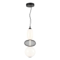 Lampadario LED a sospensione con filo ARAME LED/23W/230V diametro 22 cm nero