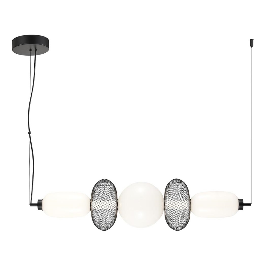 Lampadario LED a sospensione con filo ARAME LED/32W/230V nero