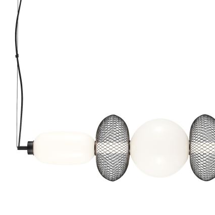 Lampadario LED a sospensione con filo ARAME LED/32W/230V nero