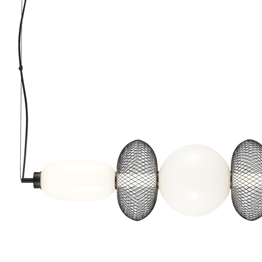 Lampadario LED a sospensione con filo ARAME LED/32W/230V nero