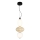 Lampadario LED a sospensione con filo ASCOLI LED/18W/230V diametro 20 cm beige