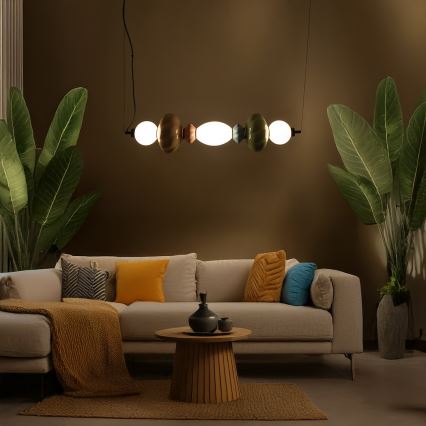 Lampadario LED a sospensione con filo ASCOLI LED/24W/230V colorato