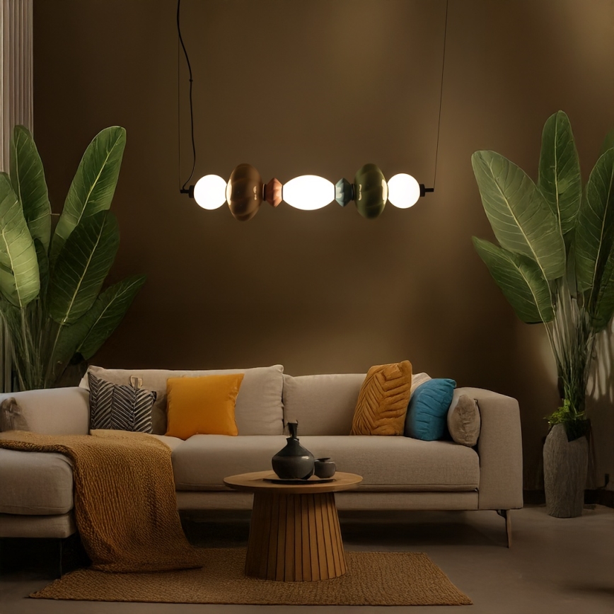 Lampadario LED a sospensione con filo ASCOLI LED/24W/230V colorato