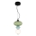 Lampadario LED a sospensione con filo ASCOLI LED/8W/230V diametro 20 cm verde/blu