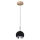 Lampadario LED a sospensione con filo BALL WOOD 1xGU10/5W/230V quercia opaco