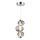 Lampadario LED a sospensione con filo BOLLA LED/12W/230V diametro 16 cm fumé