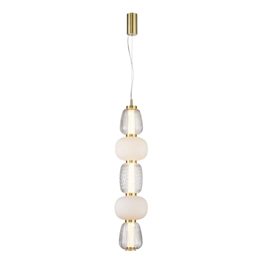 Lampadario LED a sospensione con filo CARO LED/40W/230V oro