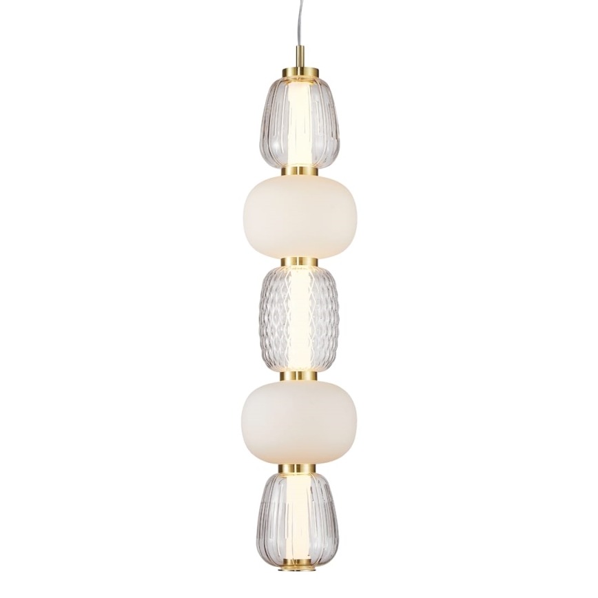 Lampadario LED a sospensione con filo CARO LED/40W/230V oro