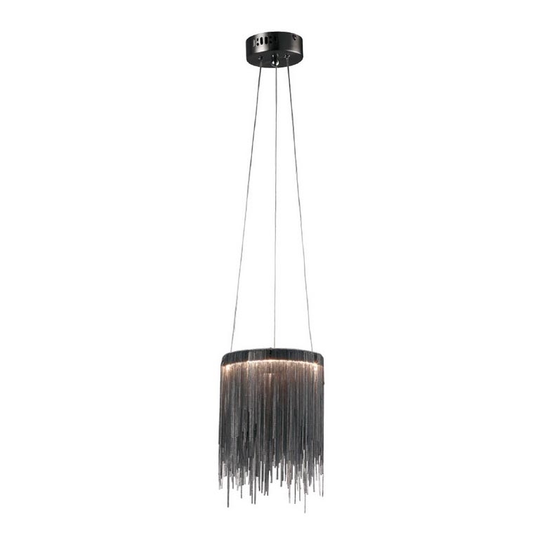 Lampadario LED a sospensione con filo CASCATA BLACK LED/18W/230V