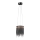 Lampadario LED a sospensione con filo CASCATA BLACK LED/18W/230V