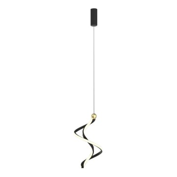 Lampadario LED a sospensione con filo COLIA LED/19W/230V nero/oro