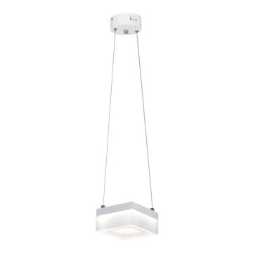 Lampadario LED a sospensione con filo CUBO LED/12W/230V quadrato