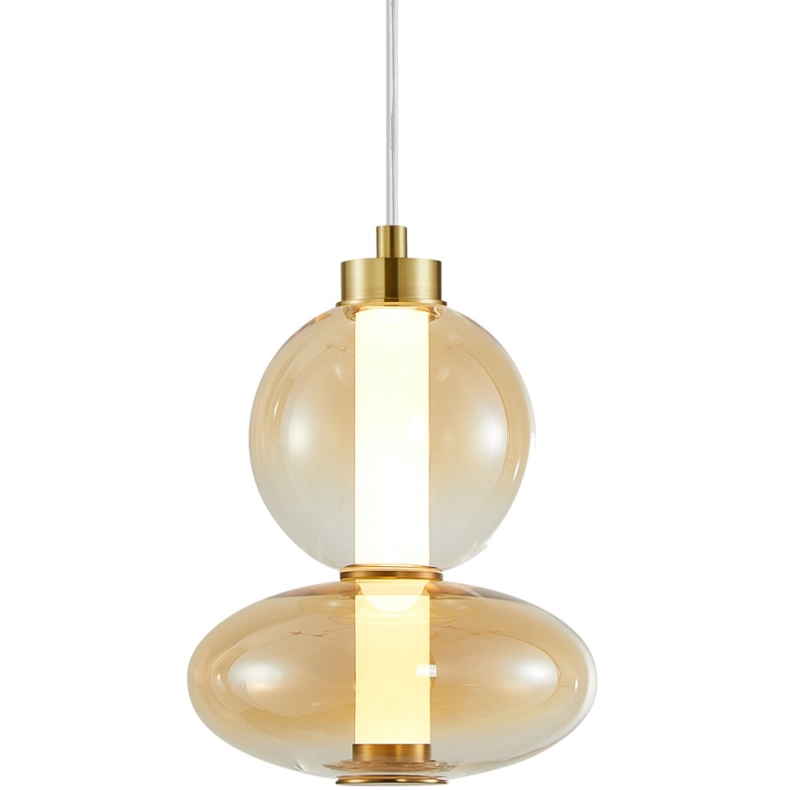 Lampadario LED a sospensione con filo DAPHNE LED/12W/230V oro