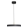 Lampadario LED a sospensione con filo DISC LED/38W/230V diametro 45 cm nero