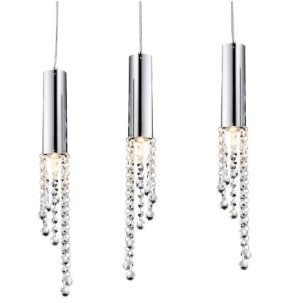 Lampadario LED a sospensione con filo DUERO 3xLED/3W/230V