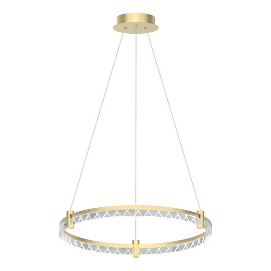 Lampadario LED a sospensione con filo ELEGANCE LED/36W/230V diametro 60 cm oro