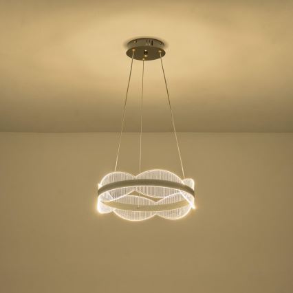 Lampadario LED a sospensione con filo FIRENZE LED/48W/230V 3000K diametro 40 cm