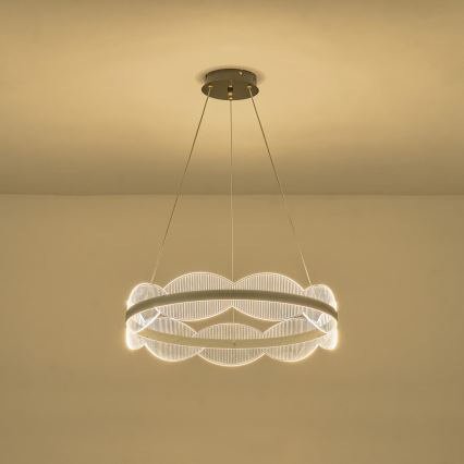 Lampadario LED a sospensione con filo FIRENZE LED/60W/230V 3000K diametro 60 cm