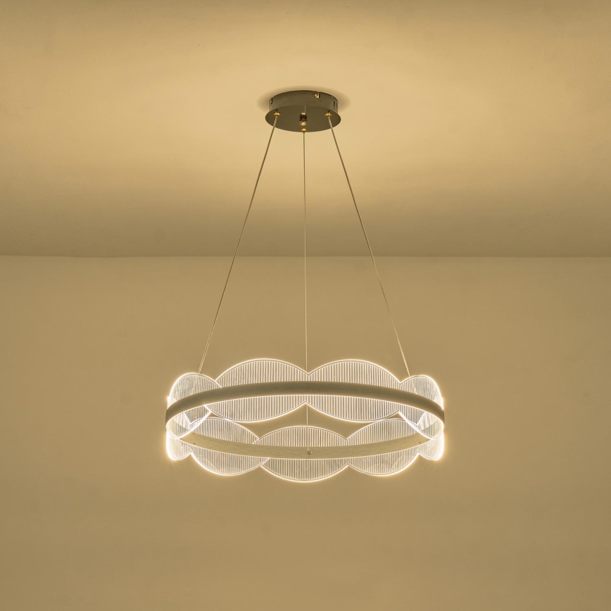 Lampadario LED a sospensione con filo FIRENZE LED/60W/230V 3000K diametro 60 cm