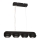 Lampadario LED a sospensione con filo FLARE 4xLED/10W/230V nero