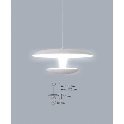 Lampadario LED a sospensione con filo FLY LED 1xLED/15W/230V