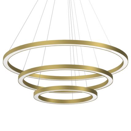 Lampadario LED a sospensione con filo GALAXIA LED/85W/230V oro