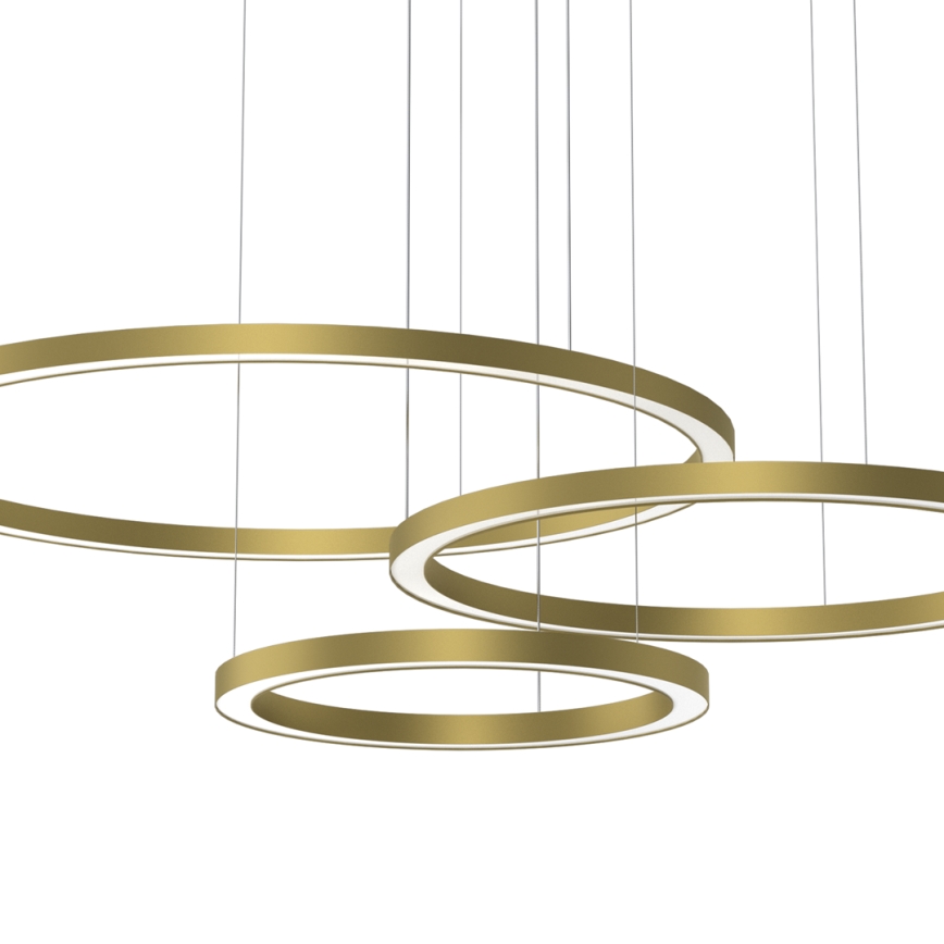 Lampadario LED a sospensione con filo GALAXIA LED/85W/230V oro