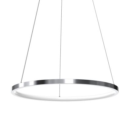 Lampadario LED a sospensione con filo HOOP LED/27W/230V diametro 50 cm 4000K cromo lucido