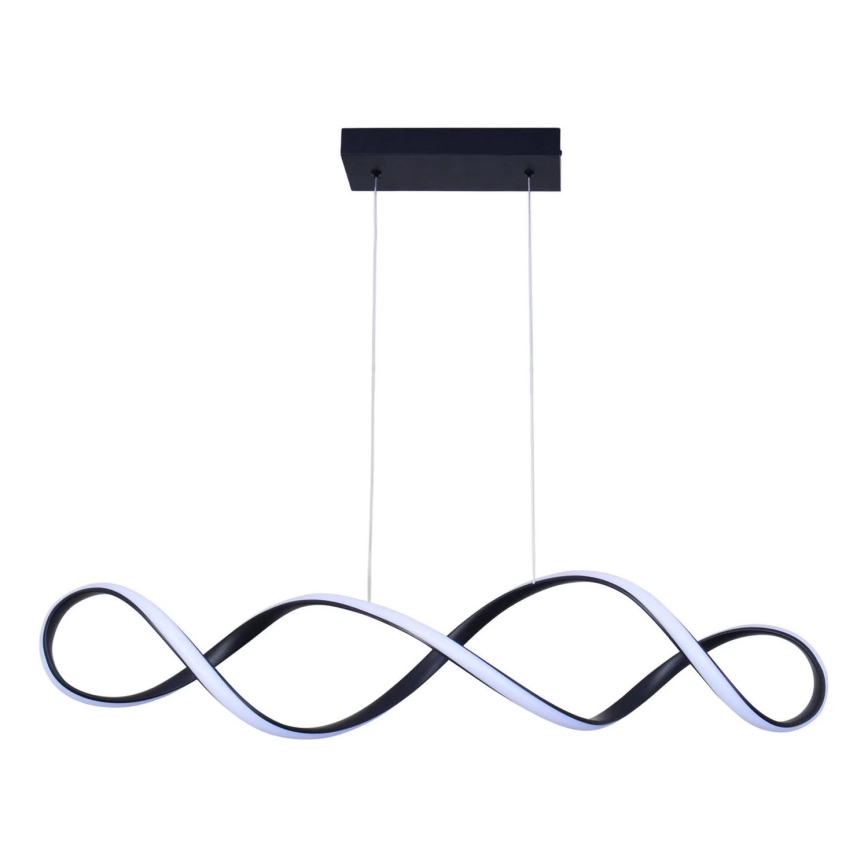 Lampadario LED a sospensione con filo INFINITO LED/34W/230V nero