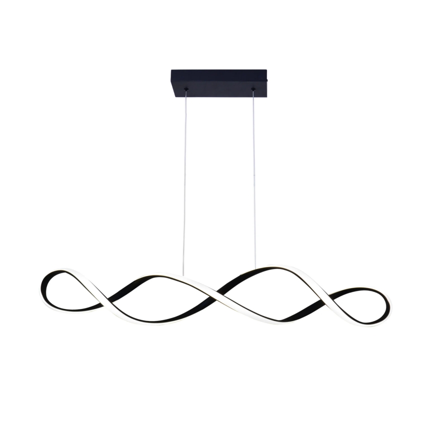 Lampadario LED a sospensione con filo INFINITO LED/34W/230V nero