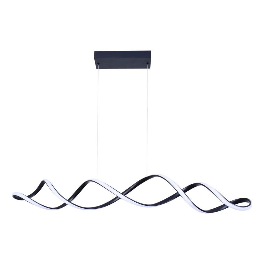 Lampadario LED a sospensione con filo INFINITO LED/43W/230V nero